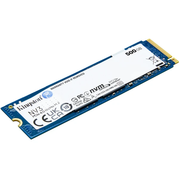 Kingston SSD NV3 500GB NVMe™ PCIe M.2 2280 (5000/3000MB/s) - SSD disky - Obrázek H388000L01