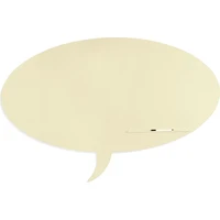 Rocada Skin Shape Talk 6440-1013 magnetická tabule perlová bílá RAL 1013 - Magnetické tabule