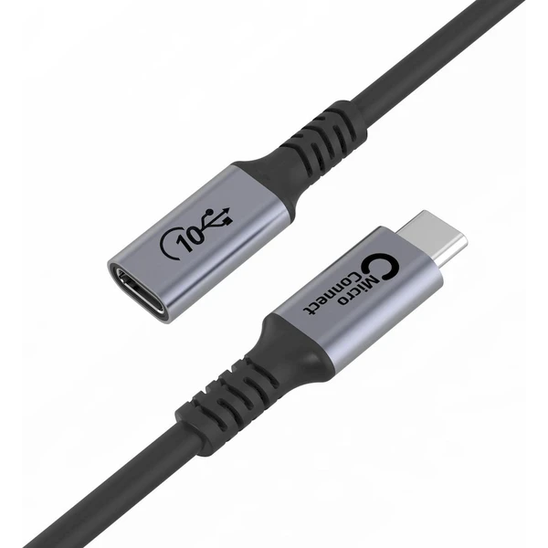 MicroConnect USB-C/USB-C prodlužovací kabel 4K 100W 2m černý - Kabely a redukce - Obrázek H3PF000O01
