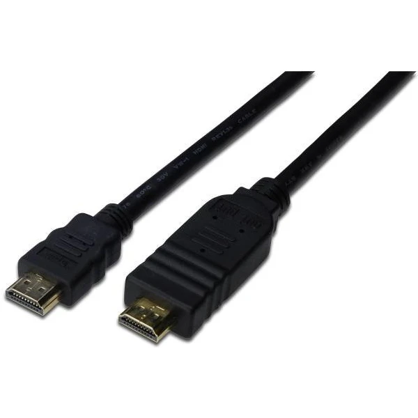 PremiumCord HDMI 1.4/HDMI 1.4 kabel s ethernetem a zesilovačem 4K 10m černý - Kabely a redukce - Obrázek H3SU000501