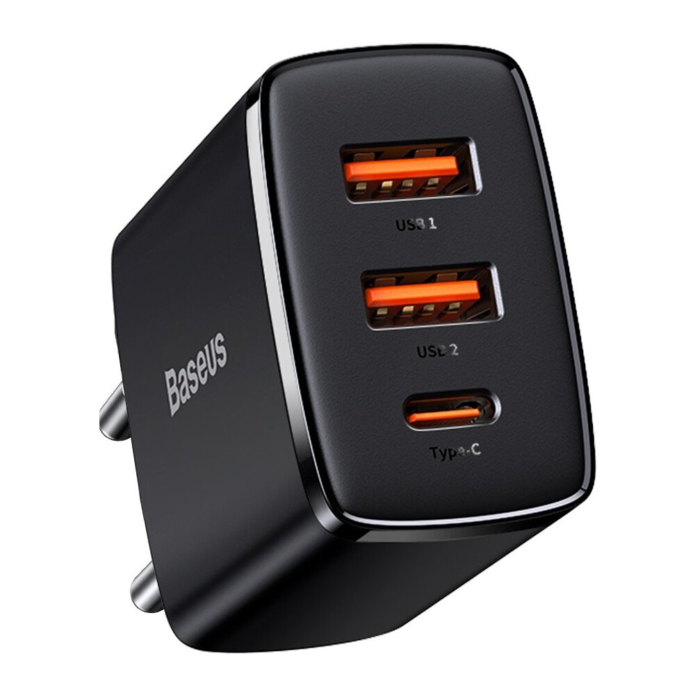 Baseus Compact nabíječka s USB-C (30W) černá