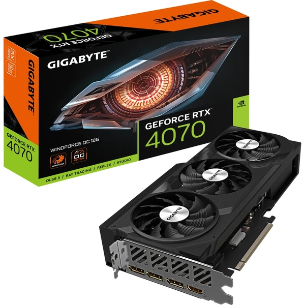 GIGABYTE NVIDIA GeForce RTX 4070 WINDFORCE OC (Další) - Grafické karty - Obrázek H493000601