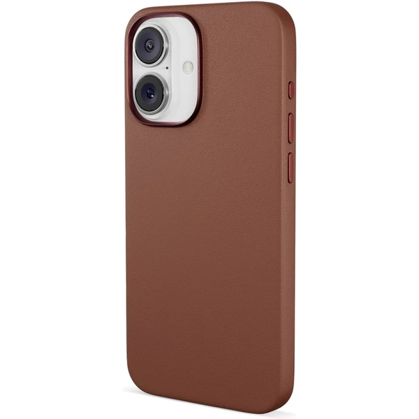 Epico Mag+ Leather kryt pro iPhone 16 hnědá - Pouzdra - Obrázek H4FA000K01