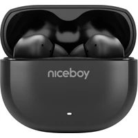 Niceboy Pins 4 bezdrátová sluchátka černá - Sluchátka