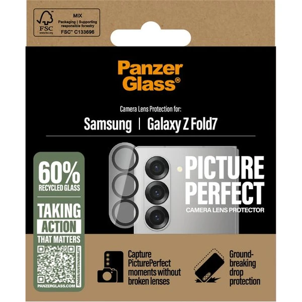 PanzerGlass® Camera Protector sklo Samsung Galaxy Z Fold7 - Ochranné folie a skla - Obrázek H4SE000K01