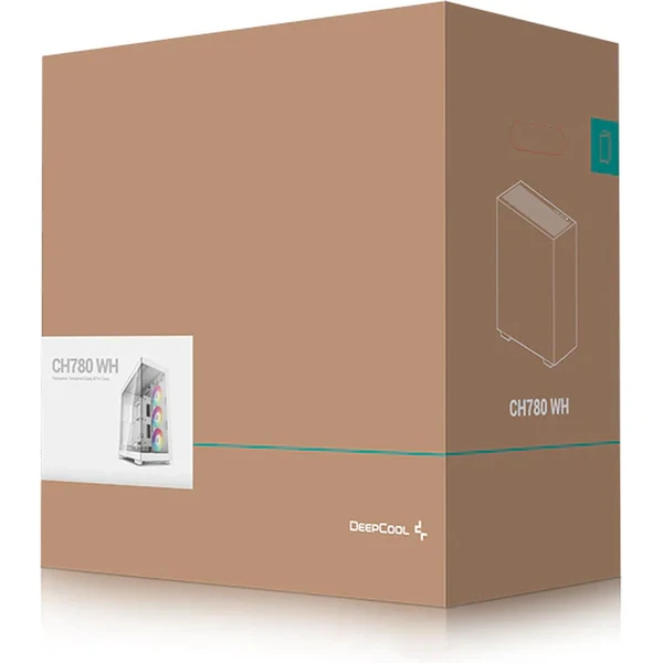 DEEPCOOL CH780 ARGB bílá - Počítačové skříně - Obrázek H518000N01