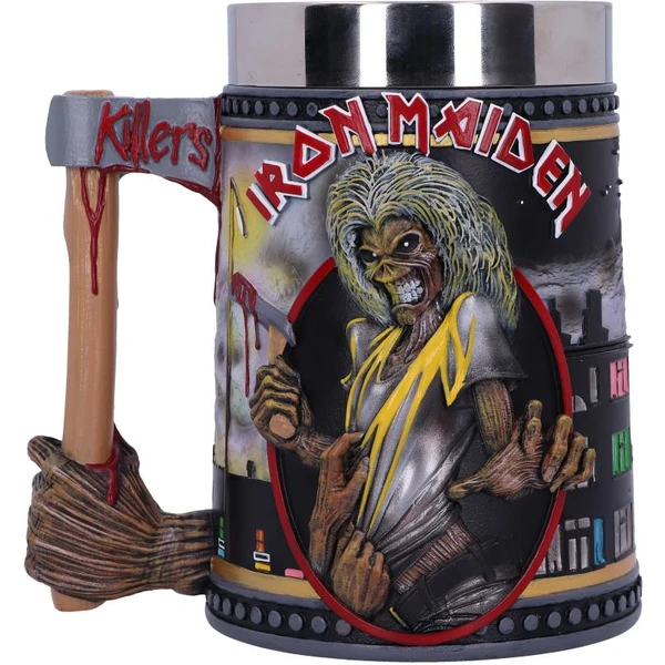 Korbel Nemesis Now Iron Maiden - The Killers 16 cm - Sklenice - Obrázek H51H000N01