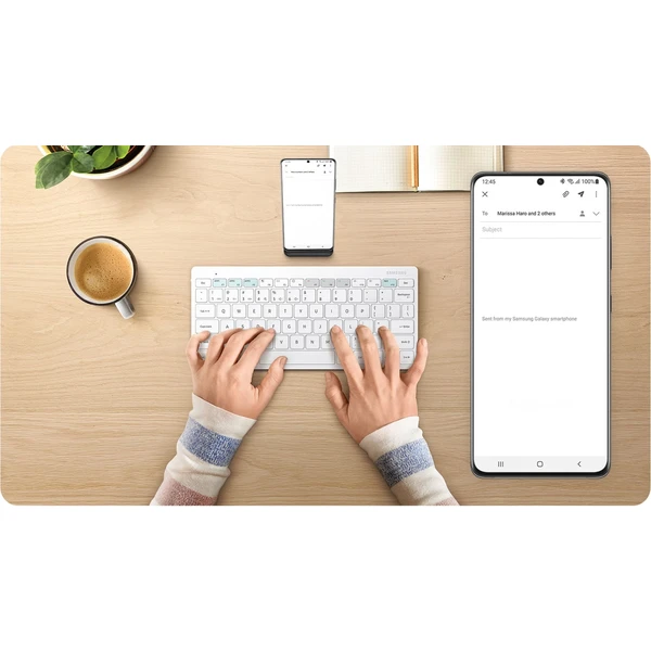 Samsung Trio 500 Smart Keyboard bílá - Klávesnice - Obrázek H5CX000501