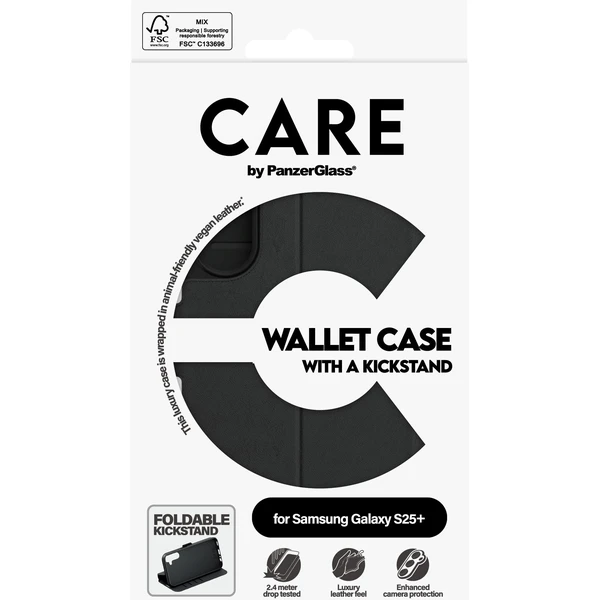 PanzerGlass® CARE pouzdro Samsung Galaxy S25+ Wallet Kickstand - Pouzdra - Obrázek H5FC000J01