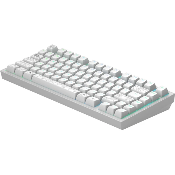 Dark Project ALU81A Terra Nova bezdrátová mechanická klávesnice (US) bílá - Klávesnice - Obrázek H5IA000O01