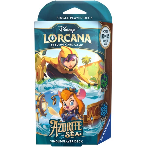 Disney Lorcana TCG Azurite Sea Starter Deck Emerald & Sapphire