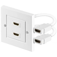 PremiumCord HDMI zásuvka v panelu 2x HDMI A - HDMI A Female/Female - Zásuvky