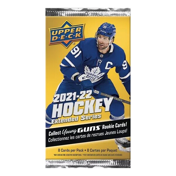 Hokejové karty Upper Deck - 21-22 Extended Series Hockey Retail Balíček