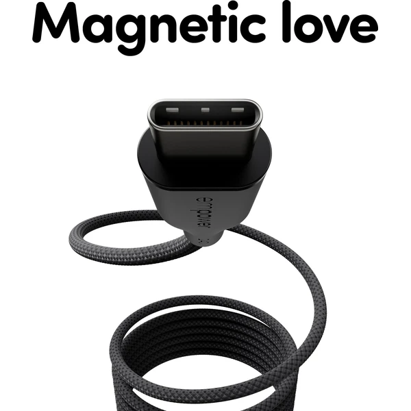 PanzerGlass USB-C/USB-C magnetický napájecí kabel 240W 1,5m černý - Kabely a redukce - Obrázek H63J000K01