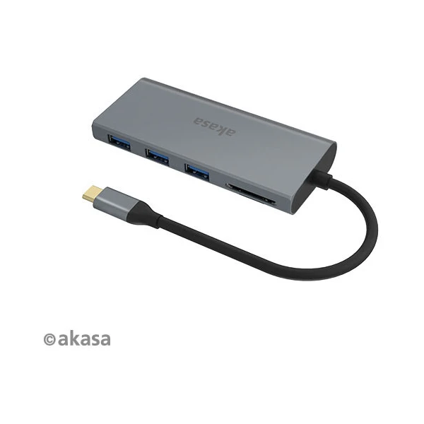 Akasa dokovací stanice 9v1 USB 3.1 Type-C - Dokovací stanice - Obrázek H65X600301