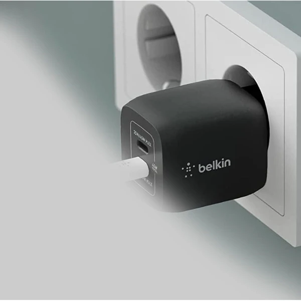 Belkin BOOST CHARGE™ Duální 45W USB-C Power Delivery GaN PPS nabíječka, černá - Nabíječky - Obrázek H66K000K01