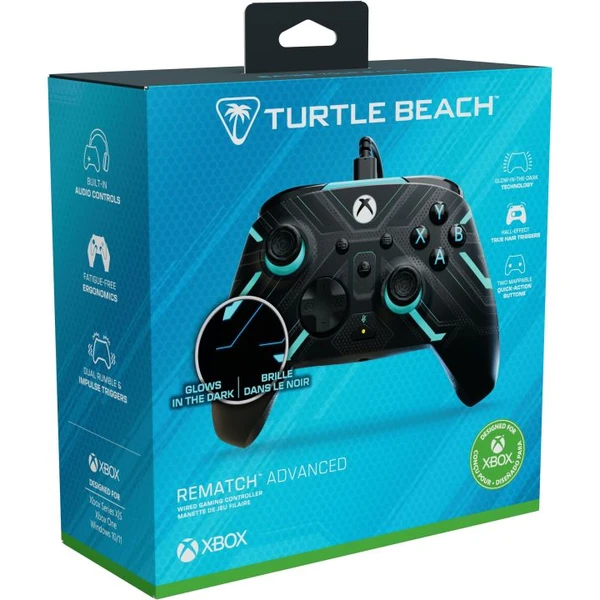 Turtle Beach herní ovladač Rematch Advanced Glow Titan Steel (XBOX/PC) - Herní ovladače - Obrázek H6QH000K01