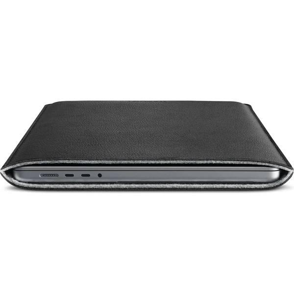 Woolnut kožené Sleeve pouzdro pro 16" MacBook Pro černé - Pouzdra - Obrázek H6SR100501