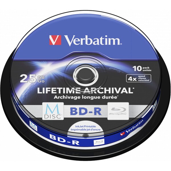 VERBATIM MDisc BD-R (10ks)
