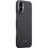 Pitaka MagEZ Case 5 MagSafe kryt iPhone 16 Plus Black/Grey Twill - Pouzdra