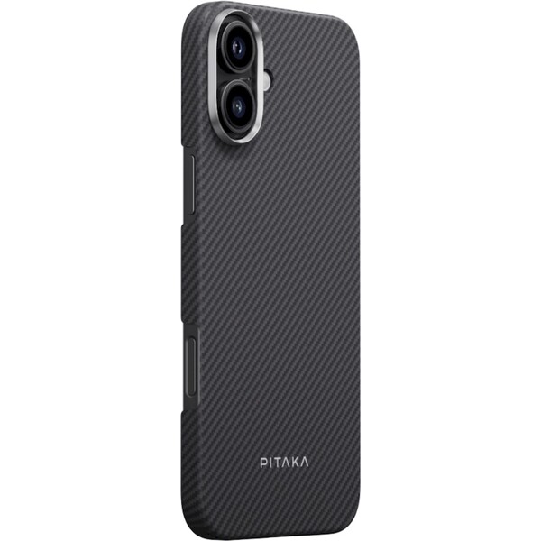 Pitaka MagEZ Case 5 MagSafe kryt iPhone 16 Plus Black/Grey Twill
