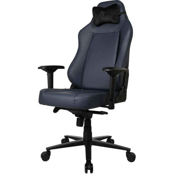 AROZZI PRIMO PREMIUM LEATHER herní židle šedomodrá - Židle - Obrázek H7C6000K01