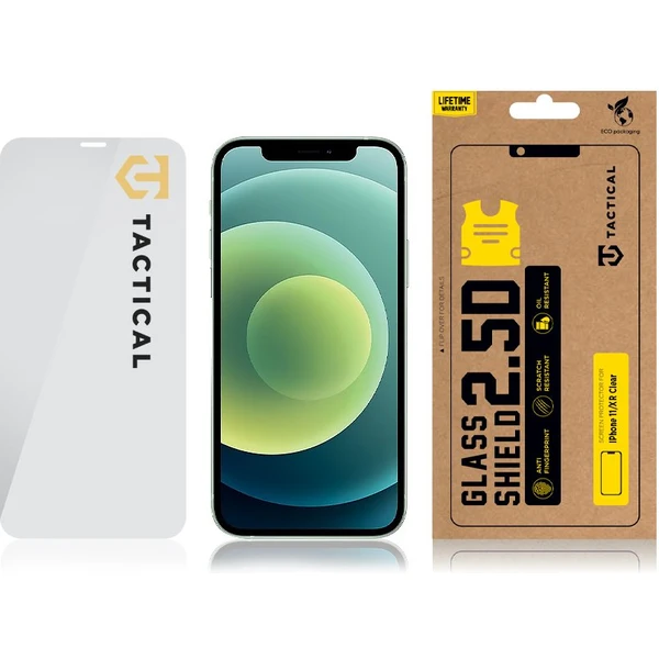 Tactical Glass Shield 2.5D sklo iPhone 11/XR čiré - Ochranné folie a skla - Obrázek H7G2G00101