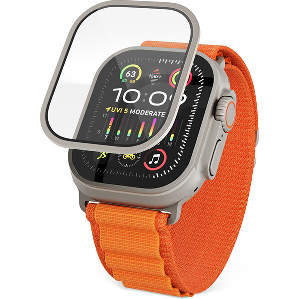 Epico Sapphire Glass with Titanium Edge for Apple Watch Ultra - 49mm