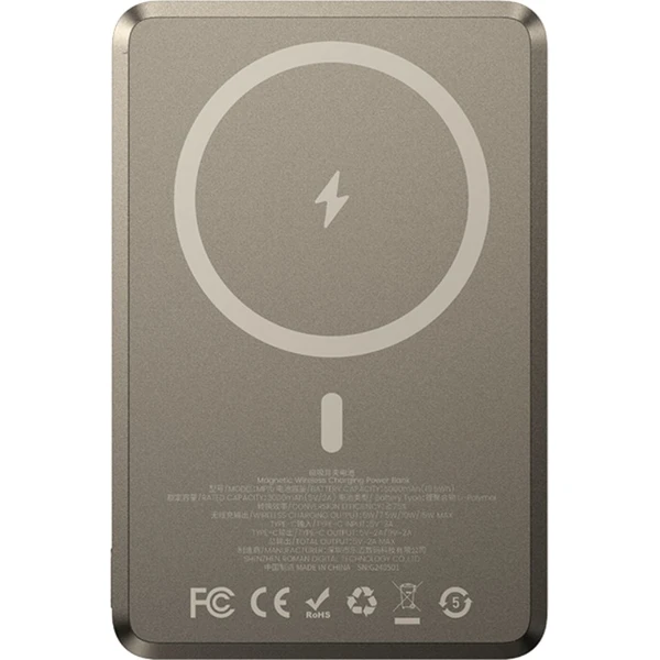Benks ArmorGo PowerBank 600D Aramid MagSafe powerbanka 5000mAh DawnLight Gold - Powerbanky - Obrázek H8CK000K01