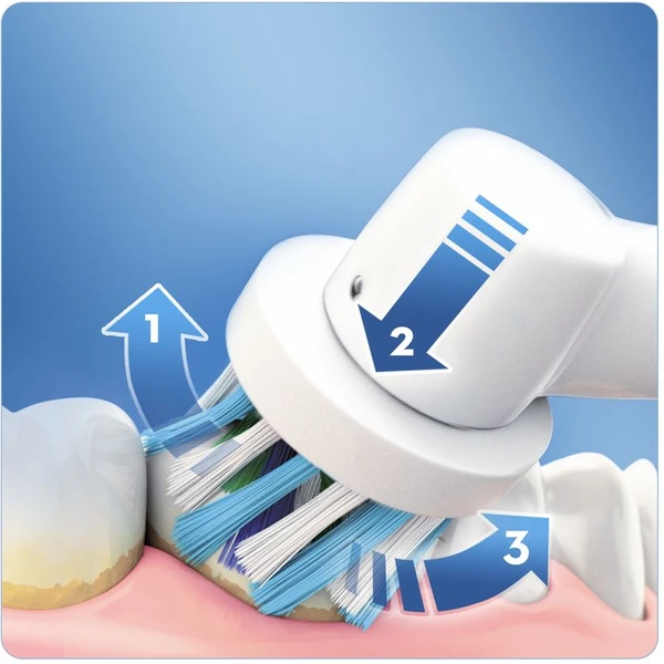 Oral-B Smart 6 6000N chytrý zubní kartáček hlavice Cross Action modrý - Zubní kartáčky - Obrázek H8HW400301