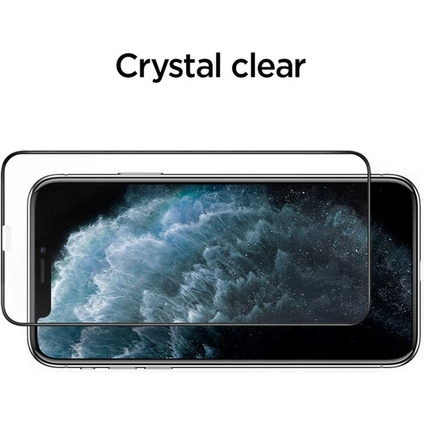 Spigen 3D tvrzené sklo Align FC Apple iPhone 11 Pro Max/XS Max černé - Ochranné folie a skla - Obrázek H9CM000301