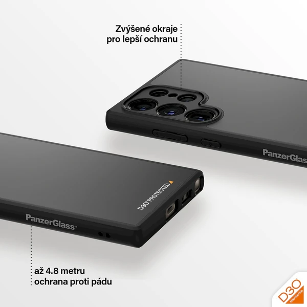 PanzerGlass HardCase D3O Samsung Galaxy S24 Ultra (Black edition) - Pouzdra - Obrázek H9D1000O01