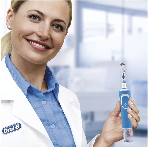 Oral-B Vitality D100 Kids 3+ dětský zubní kartáček Frozen II. + cestovní pouzdro - Zubní kartáčky - Obrázek H9HW400301