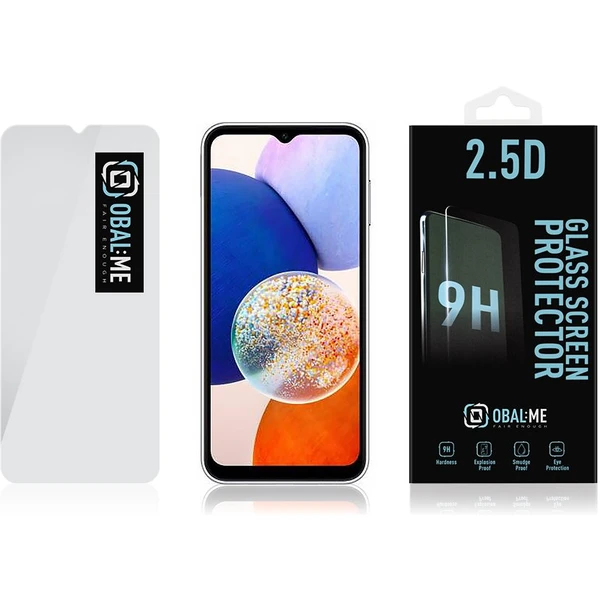 Obal:Me 2.5D tvrzené sklo Samsung Galaxy A14 5G čiré - Ochranné folie a skla - Obrázek H9K6000701