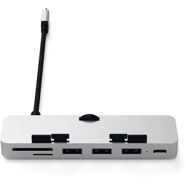 Satechi Aluminum Clamp Pro Hub stříbrný - USB huby - Obrázek H9L2700301