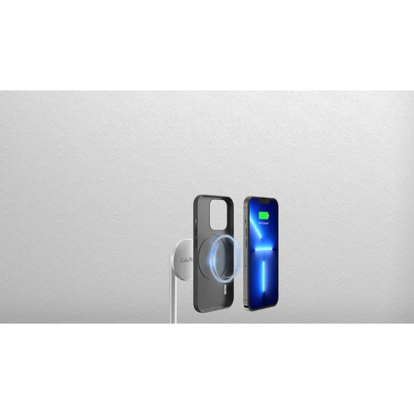 CubeNest S313 Pro 3v1 magnetická bezdrátová nabíječka stříbrná - Nabíječky - Obrázek H9MH100501