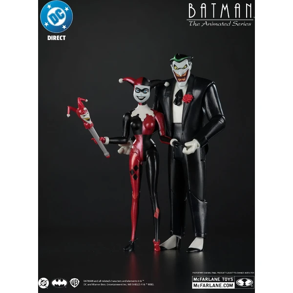 Akční figurky McFarlane Toys Batman: The Animated Series - Harley Quinn and Joker (Gold Label) 15 cm - Figurky - Obrázek H9YM000K01
