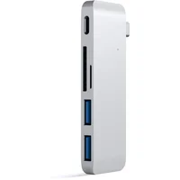 Satechi Passthrough USB hub pro MacBook stříbrný - USB huby