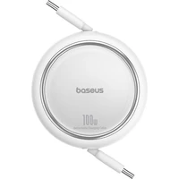 Baseus Free2Draw mini USB-C/USB-C napájecí kabel 100W 1m bílý - Kabely a redukce