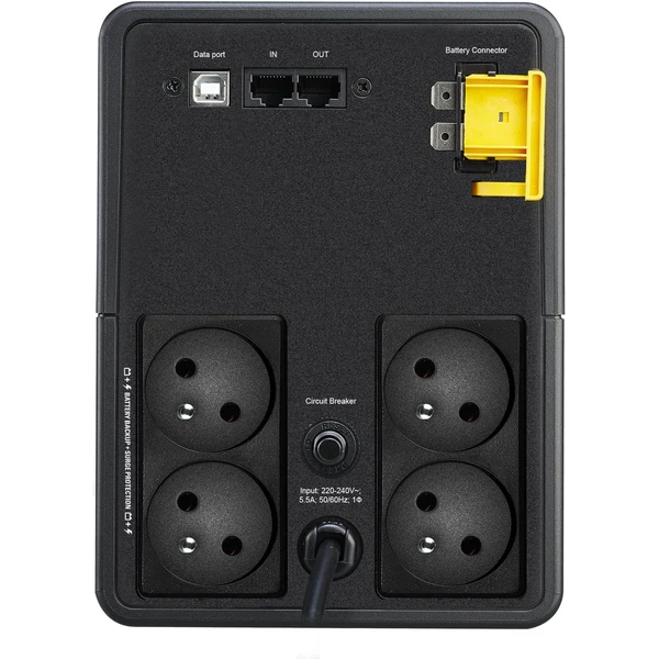 APC Back-UPS 1200VA 230V AVR French Sockets - Baterie - Obrázek HAW9000P01