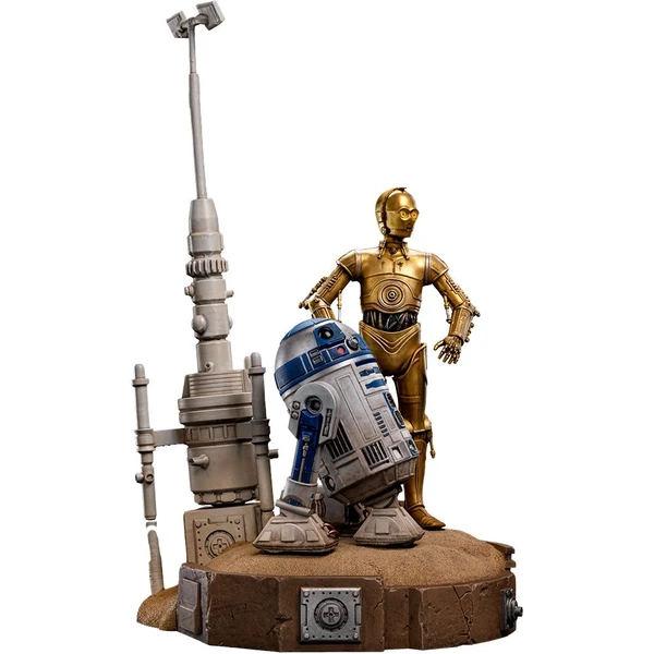Soška Iron Studios Star Wars - C3-PO a R2-D2 Deluxe Art Scale 1/10 - Sochy a sošky - Obrázek HAX1000N01