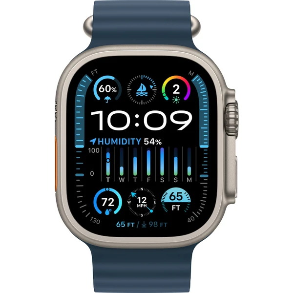 Apple Watch 49/45/44/42mm prodloužení modrého Oceánského řemínku - Řemínky - Obrázek HBBS100501