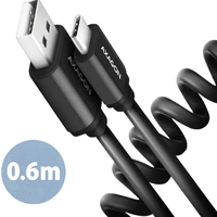 AXAGON TWISTER kabel USB-C - USB-A 0,6m černý - Kabely