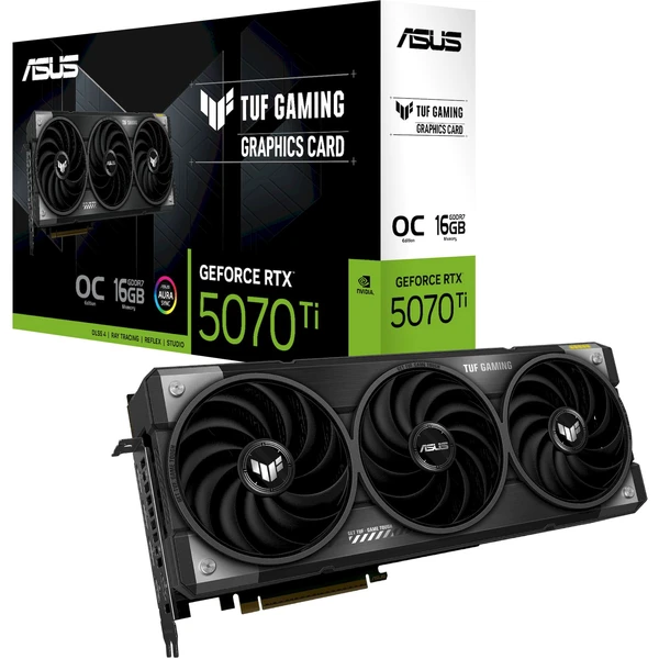 ASUS TUF Gaming NVIDIA GeForce RTX 5070 Ti 16GB GDDR7 OC - Grafické karty - Obrázek HBDB000K01