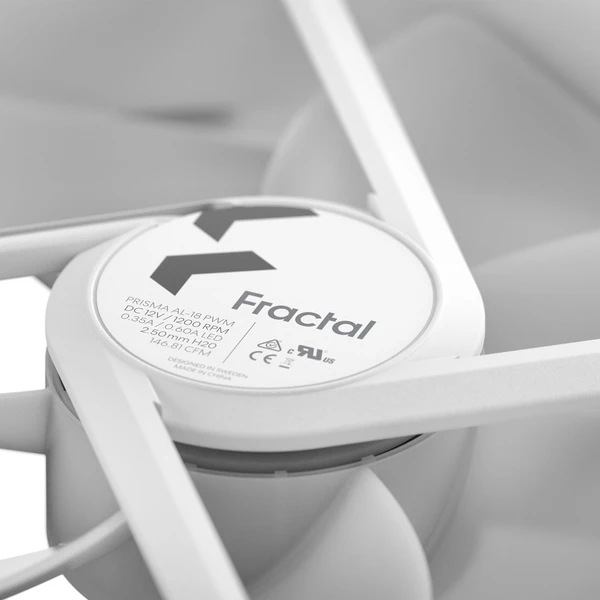 Fractal Design Prisma AL-18 ARGB PWM bílý - Ventilátory pro PC - Obrázek HCH8G00101