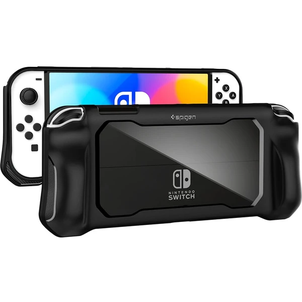 Spigen Rugged Armor ochranný kryt pro Nintendo Switch OLED černý - Pouzdra - Obrázek HCK4G00101