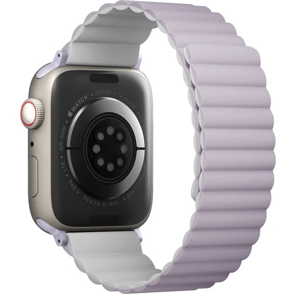 UNIQ Revix oboustranný řemínek pro Apple Watch 49/46/45/44/42mm Lilac (fialový/bílý) - Řemínky - Obrázek HE3WF00101