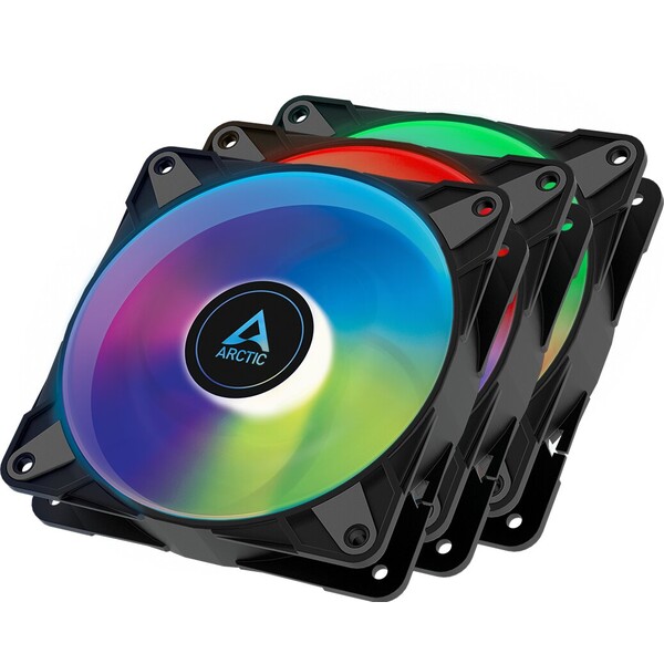 ARCTIC P12 PWM PST A-RGB 0dB Value Pack ACFAN00232A Černá/bílá