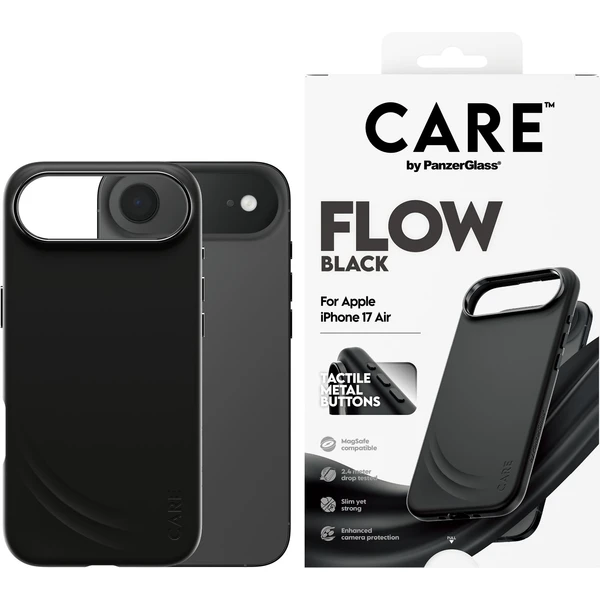 PanzerGlass® CARE Flow kryt s MagSafe Apple iPhone Air černý - Pouzdra - Obrázek HGDH000K01