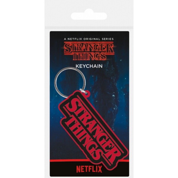 Klíčenka gumová Stranger Things - logo
